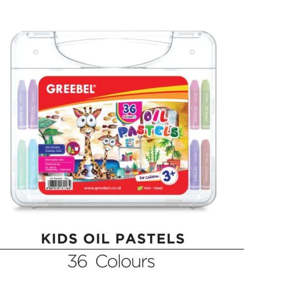 

✯ GREEBEL Kids Oil Pastel 36 Warna ❃