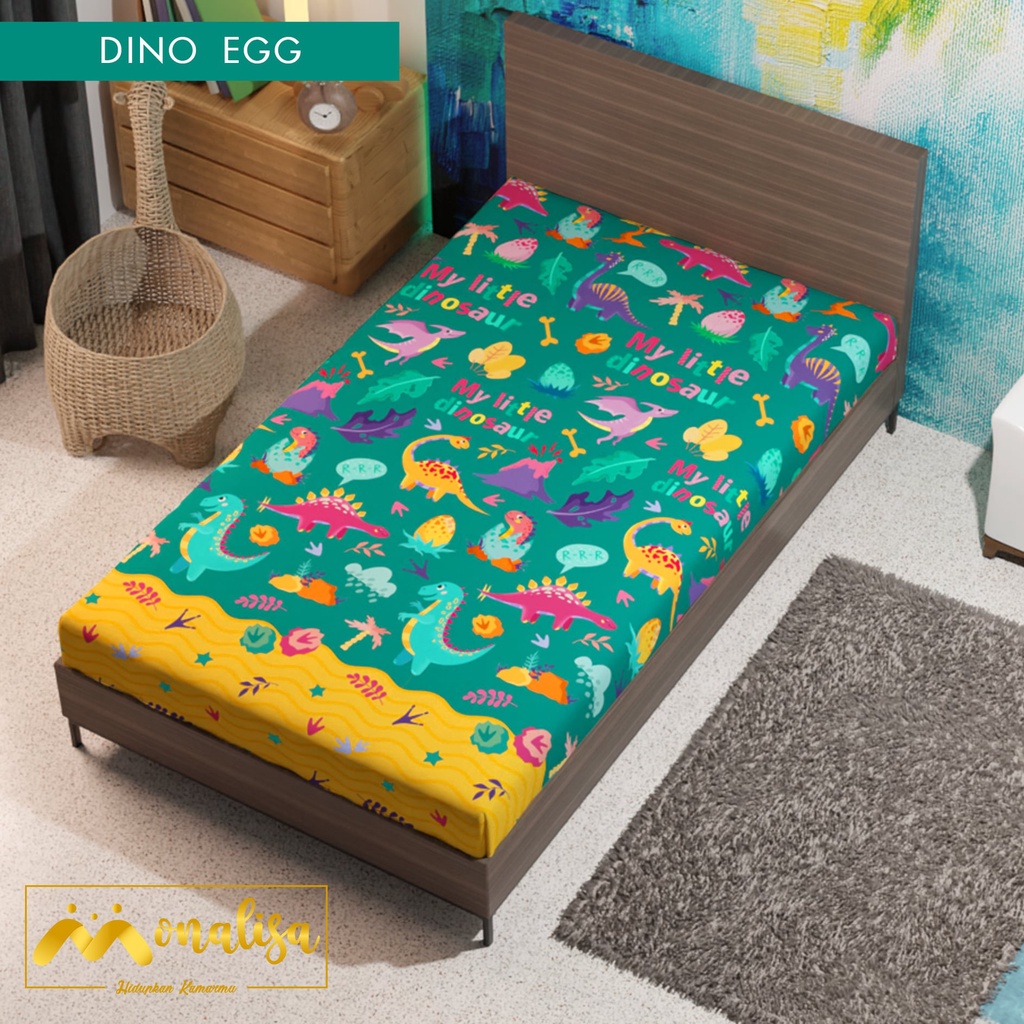 SPREI WATERPROOF MONALISA SINGLE 120X200 / PABRIKAN-3