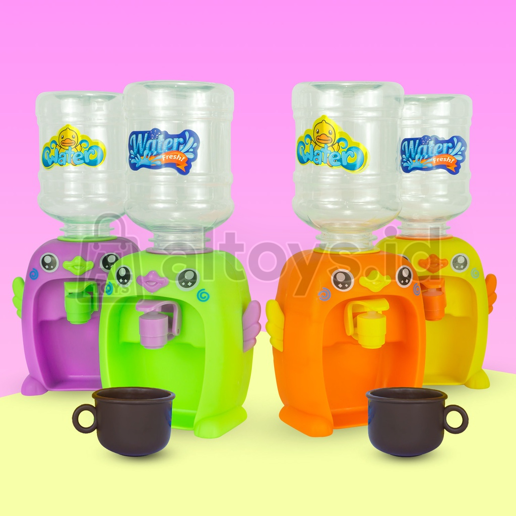 Mini water dispenser mainan dispenser minuman anak keluar air dan lampu mainan masak masakan Murah SS1567