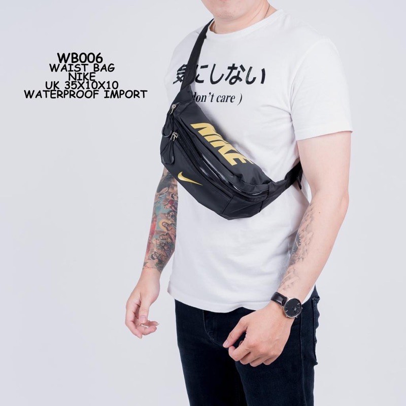 Waistbag Waterproof Import High Quality Tas Pinggang Tas Pinggang Nike Pria