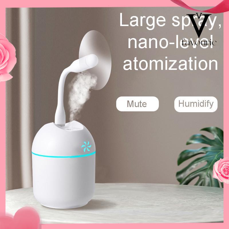 [COD]Portable Home Air Atomizer Night Light Office Desktop Humidifier Kapasitas Besar-FA