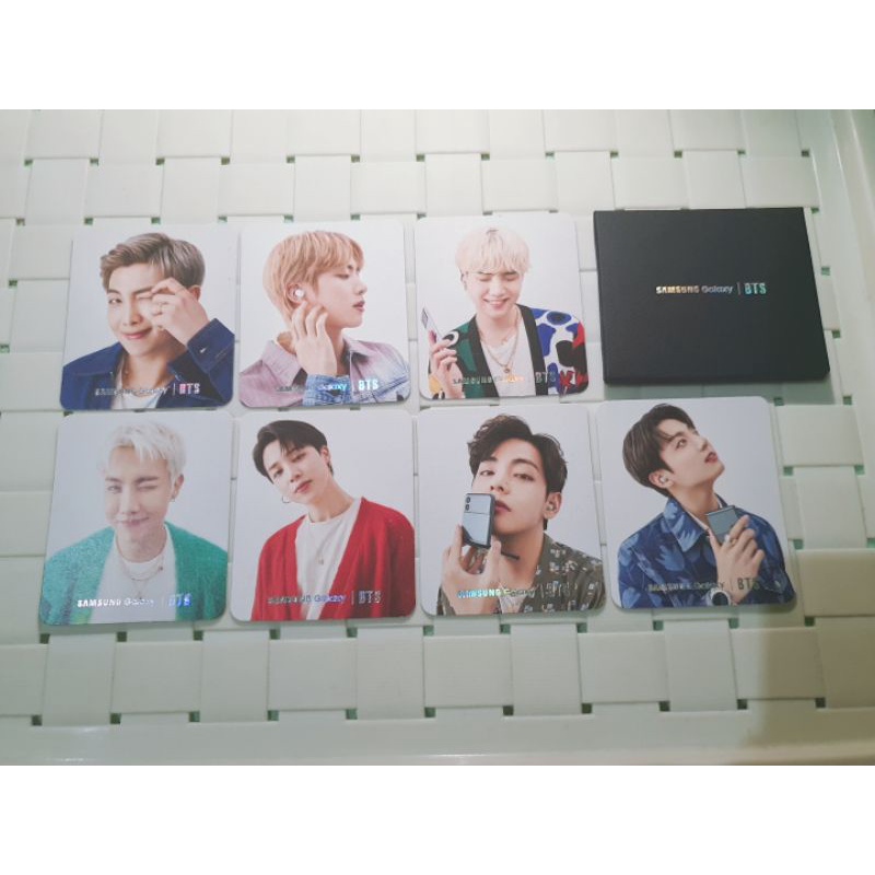 BTS Samsung Z flip 3 Photocard pc NAMJOON, JIN, SUGA, JHOPE, JIMIN, TAEHYUNG, JUNGKOOK