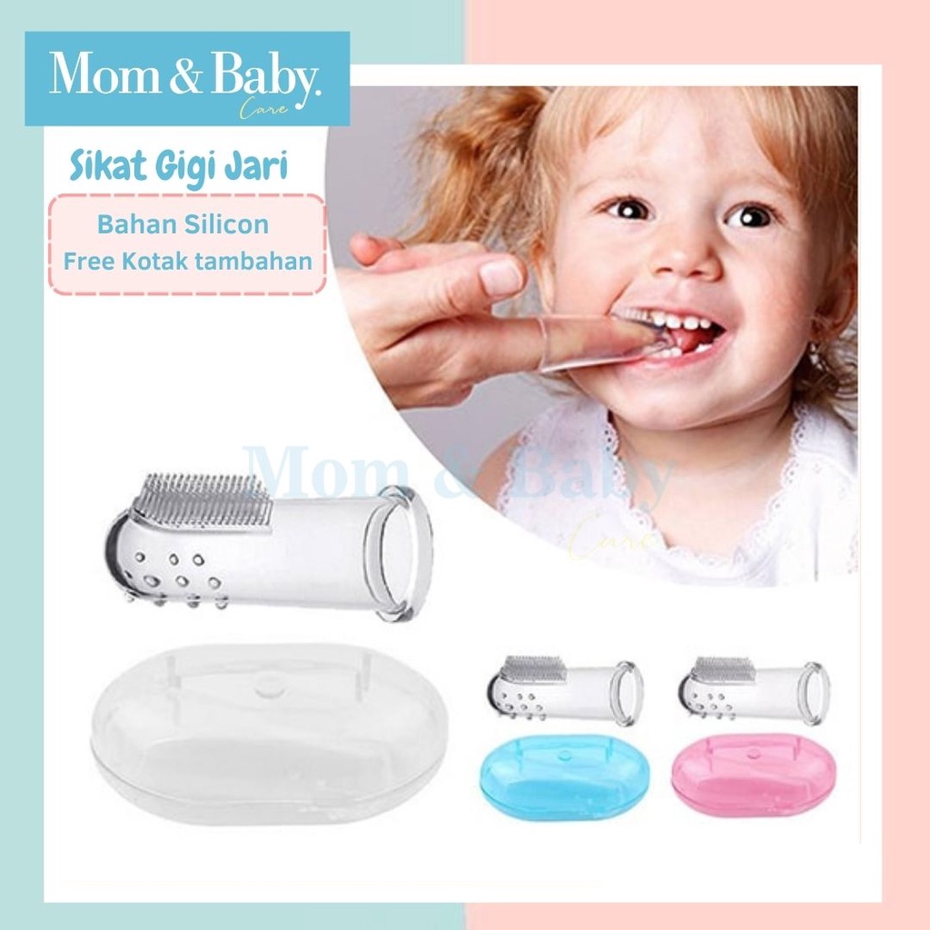 BEVAVAR Sikat Gigi bayi Jari Silicon - Finger Tooth Brush - Pembersih Mulut Bayi