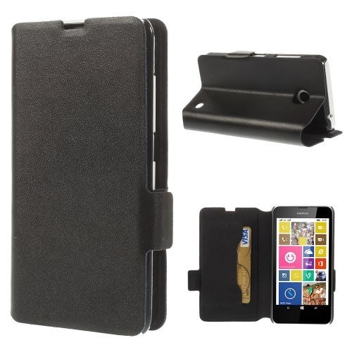 Doormoon Leather Case Flip Cover Nokia Lumia 630