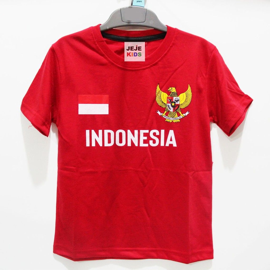 KAOS ANAK LAKI LAKI TIMNAS INDONESIA 17 AGUSTUS