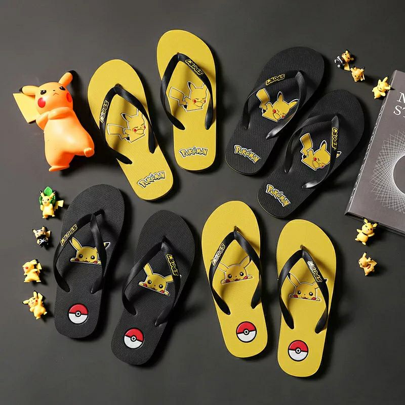 Sendal Pria Wanita Motif Pikachu