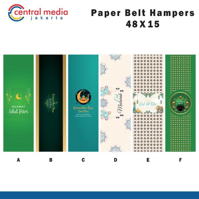 

BISA COD Paper Belt Label Hampers 48x15 cm Idul Fitri Lebaran Natal Imlek CNY - A DISKON Kode 178
