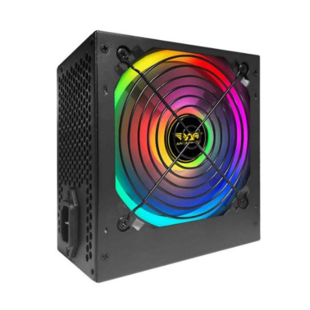 Powersupply Armaggeddon Voltron Gold 475 RGB 80 Plus Ligthning PSU Gaming Daya PUre 475W Hampir 500W With RGB Silent Fan 3 Tahun Garansi Resmi