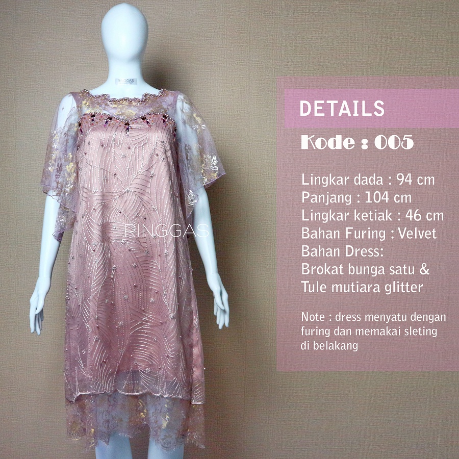 Dress Premium Salem Brokat 005