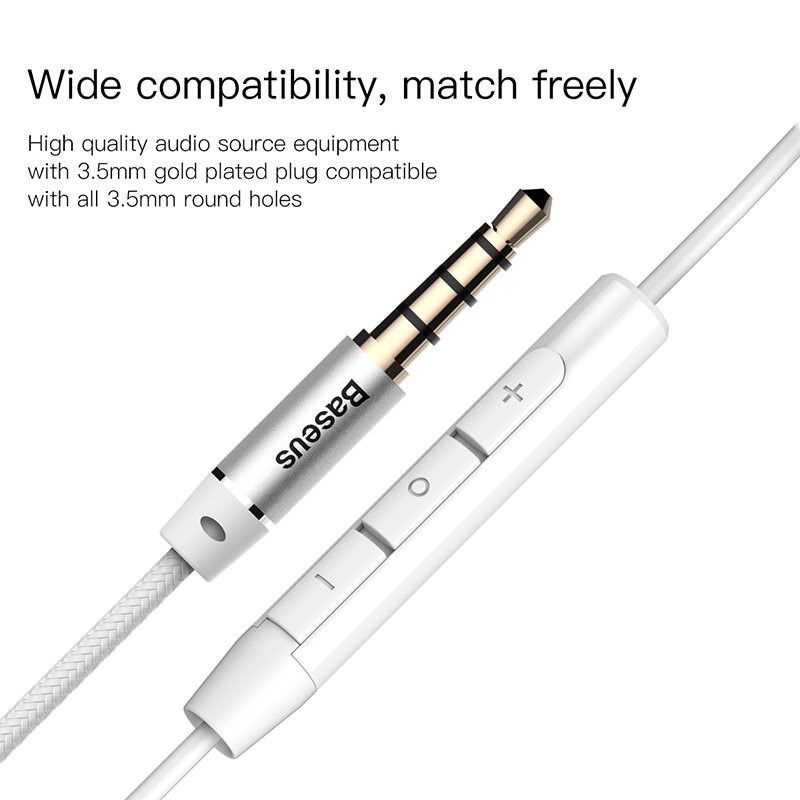 BASEUS Encok H06 lateral in-ear Wired Earphone - ngh06