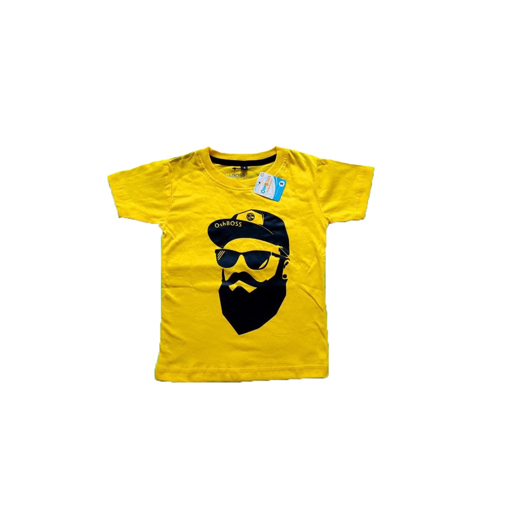 Baju / Kaos Distro Anak Laki Laki dan Perempuan/ Unisex / Baju / Motif Karakter Topi Jenggot-1