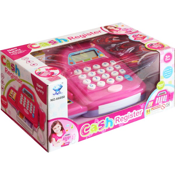 Mesin Kasir Cash Register, Mainan Mesin Kasir-Kasiran