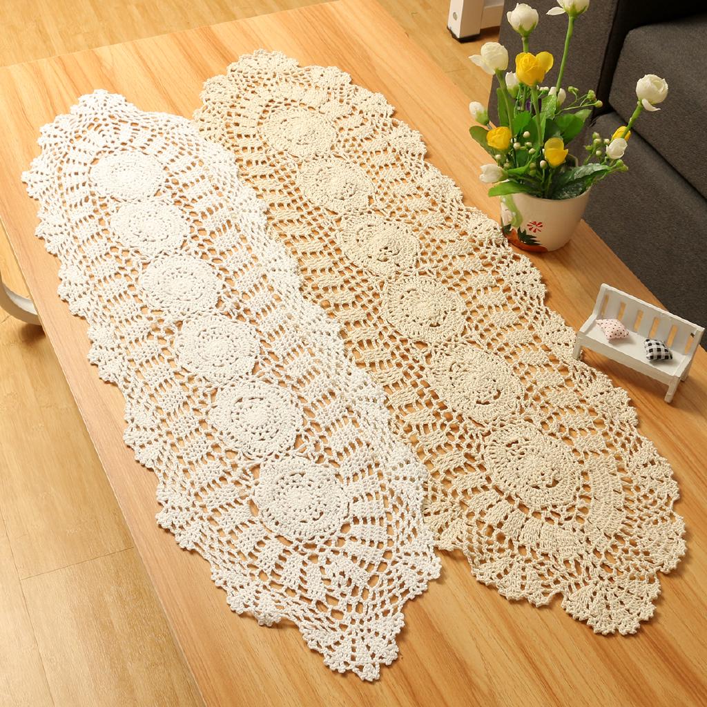 Taplak Meja Model Renda Crochet Hollow Handmade Gaya Taplak Meja Model Renda Crochet Hollow Handmade Gaya