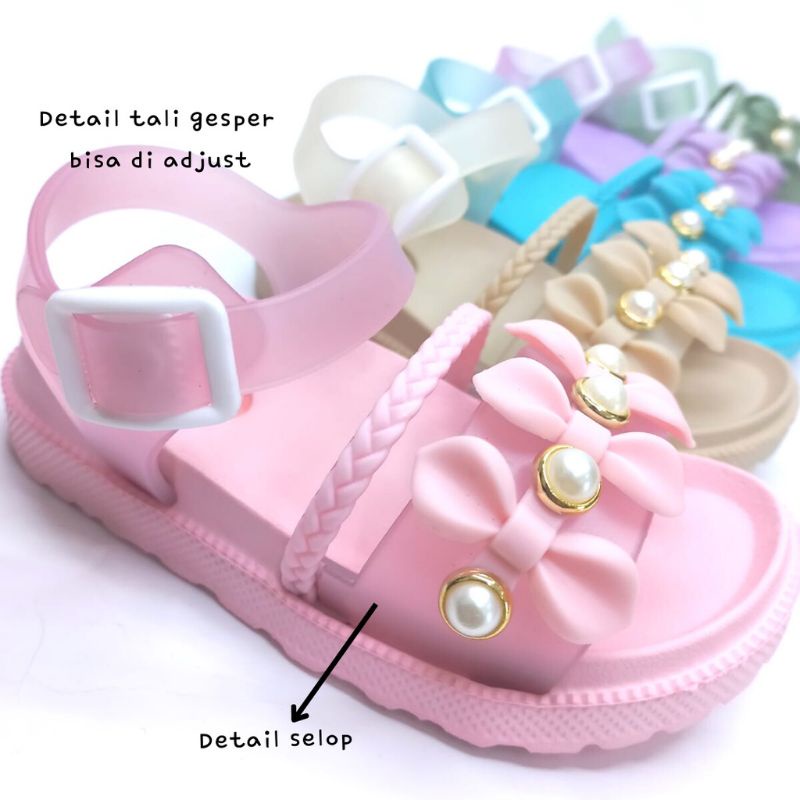 Sandal Baby Anak Perempuan Sandal Bayi Perempuan Sandal Pita Baby