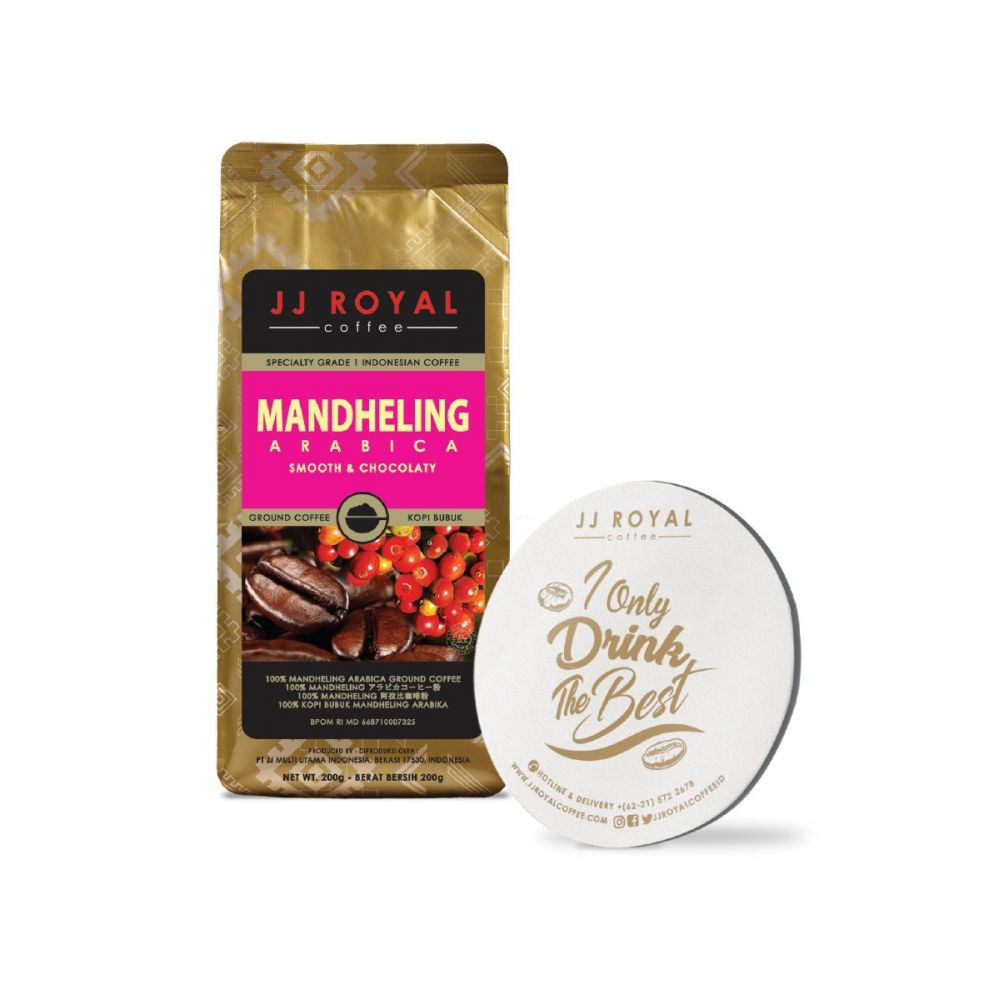 

JJ ROYAL MANDHELING ARABICA 200GR BUBUK
