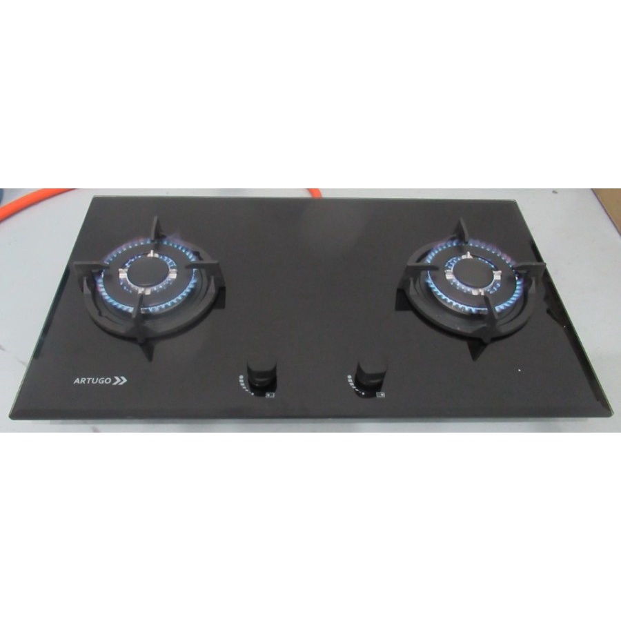 Artugo Built In Glass Gas Hob/Kompor Tanam Gas AH 270 CB Panjang 70 cm