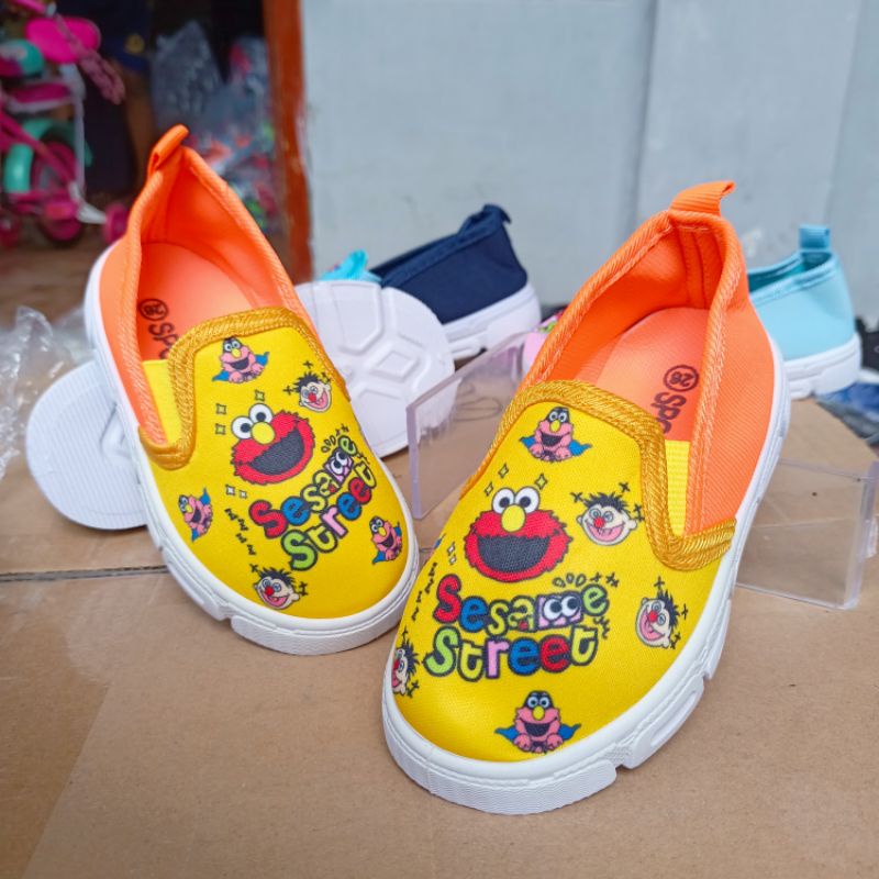 Sepatu Anak Tk Ob Murah Elmo Laki-laki Perempuan BX 1037D