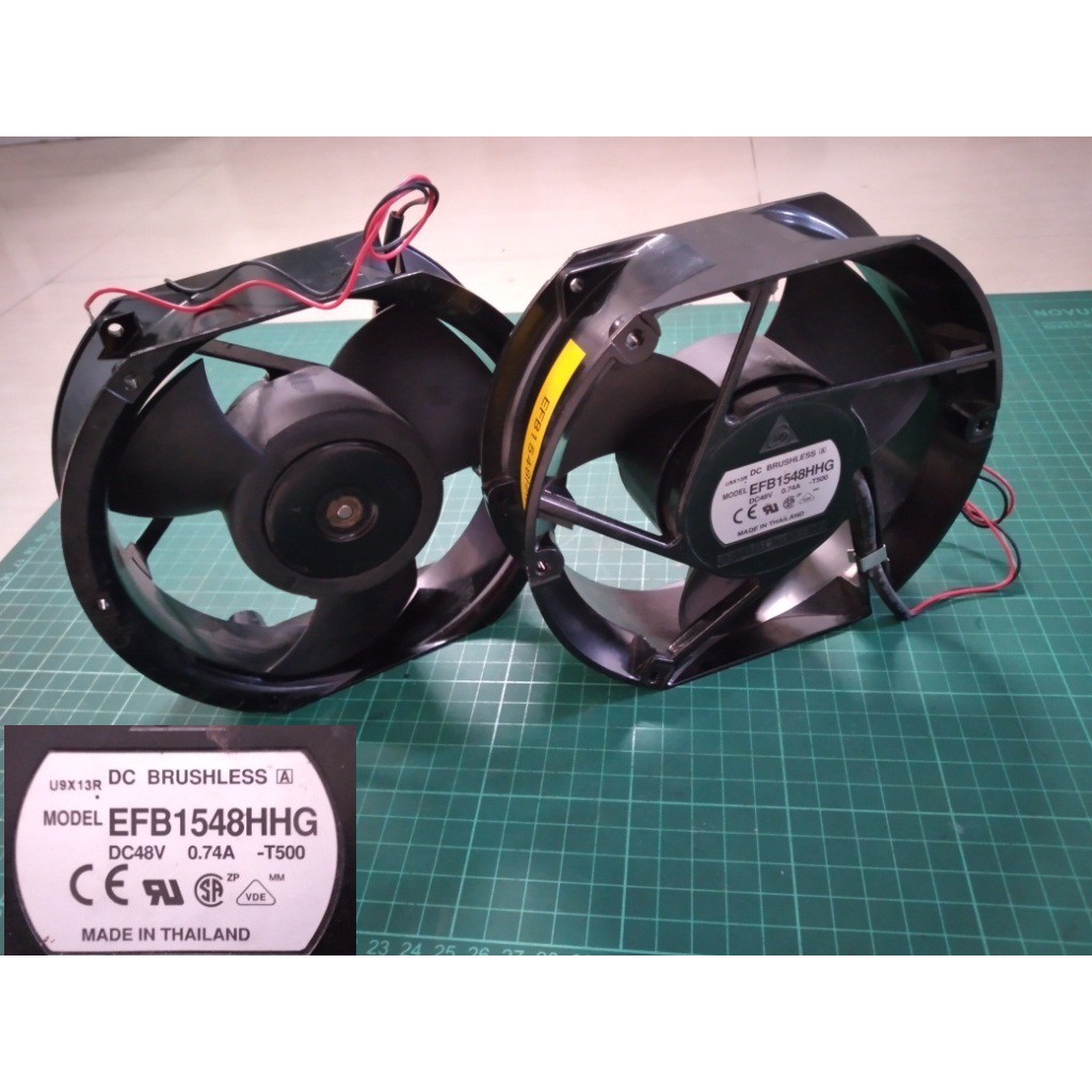Kipas fan DC Brushless 24-48V 0.74A 4500 Rpm