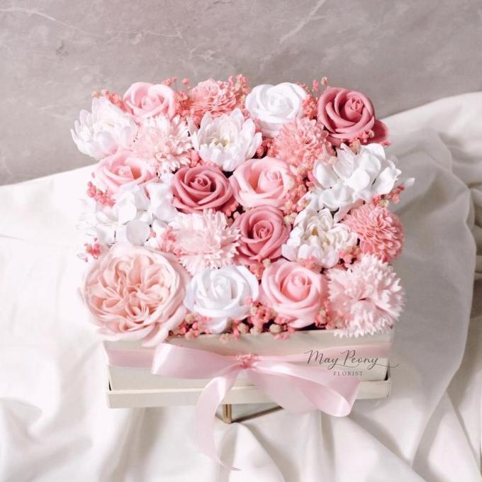 

DEAREST FLOWER BOX - BOX BUNGA BLOOM BOX KOTAK KADO BUNGA CAMPUR DSFD2215645
