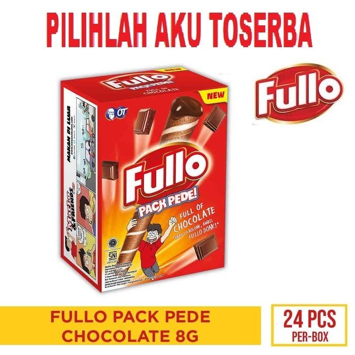 FULLO STICK CHOCOLATE 8 gram - 1 BOX ISI 24 pcs