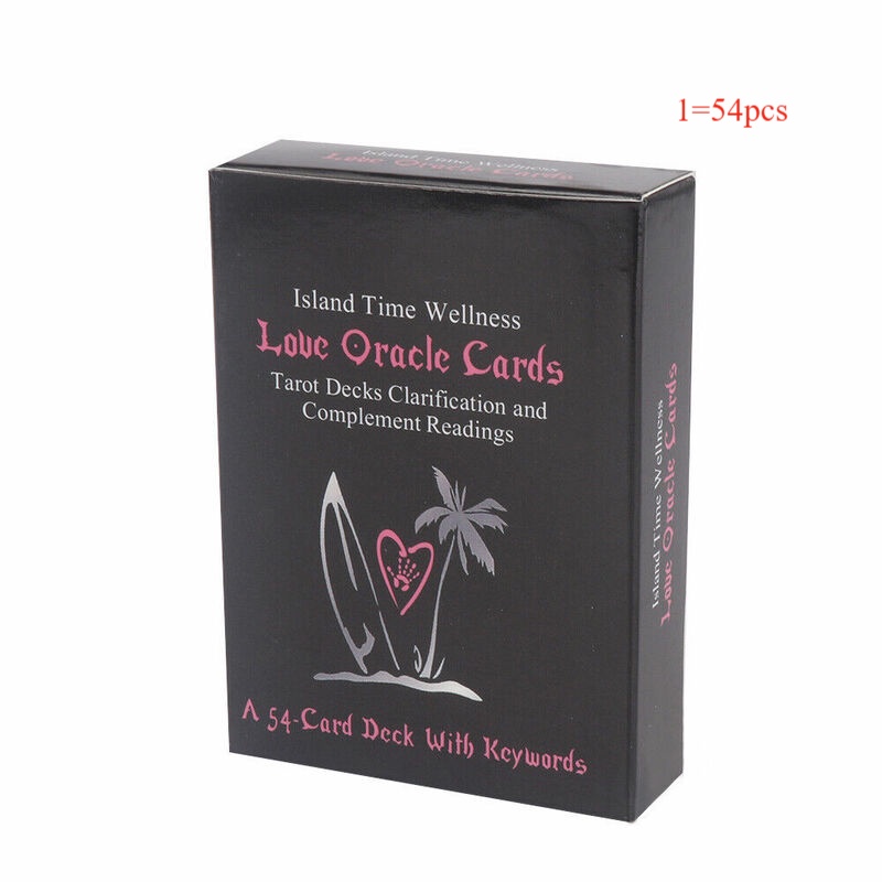 Love Time Wellness Island 54Pcs Kartu Oracle Card Tarot Game Papan Ramalan