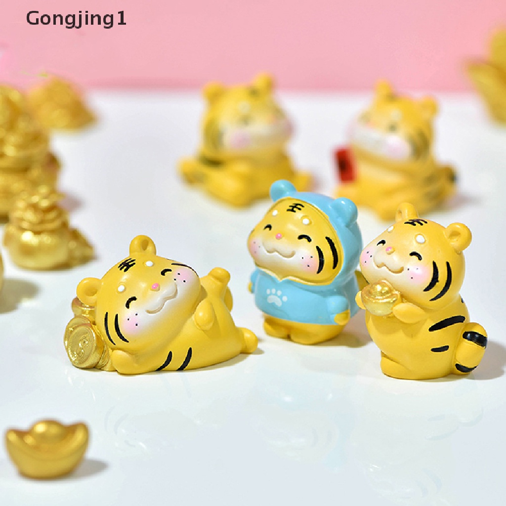 Gongjing1 Miniatur Harimau Untuk Dekorasi Taman Minifairy Gardenkerajinan DIY