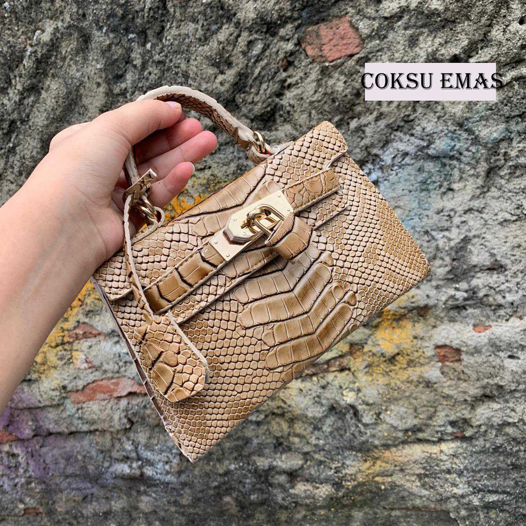 KELLYY MINI SELIER MODEL SNAKE (TANPA KOTAK) / TAS WANITA