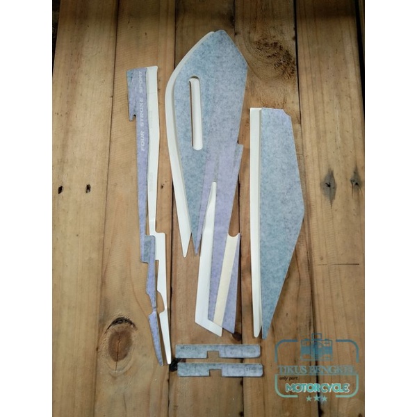 Striping sticker decal Lis body Honda GL pro GLpro Neo tech Neotech tahun THN 1995 1996 95 96 ungu o