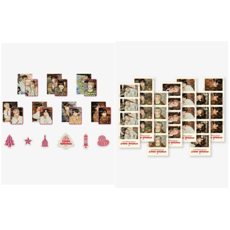 DP-PO Sharing BTS Holiday Collection 2021 4 cuts Photo & Sticker Set