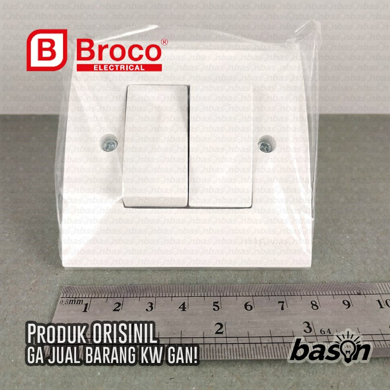 Broco J162 NEU RAY Double Switch - Saklar Seri