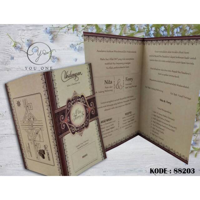 Undangan Pernikahan/Undangan Erba/E88203