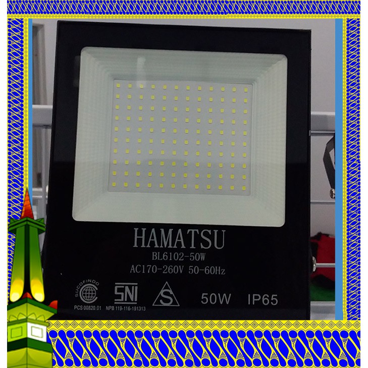 Lampu sorot led 50w/ 50 watt/ lampu tembak HAMATSU- Putih