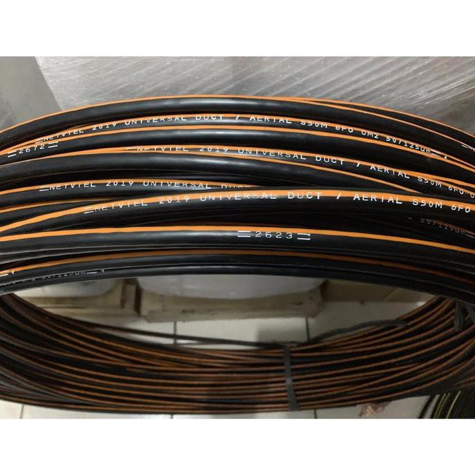 Spesial Netviel Kabel Fo 4 Core Mm Universal Duct Single Jacket 50/125Um Promo
