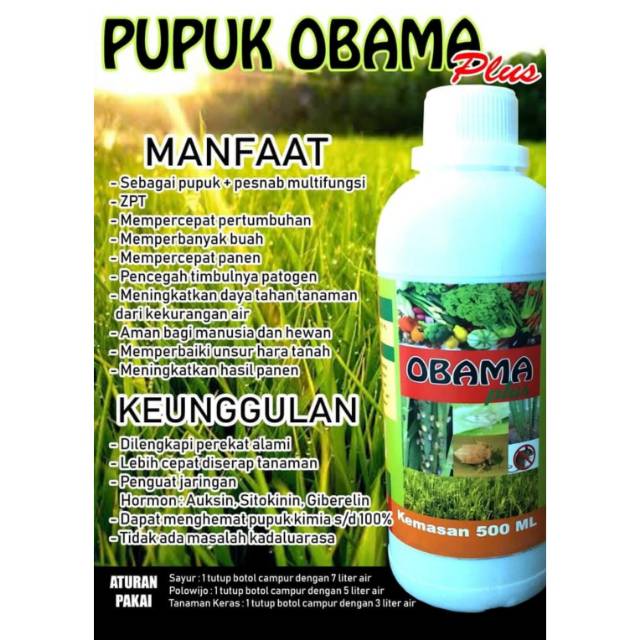 Pupuk Cair Organik OBAMA PLUS