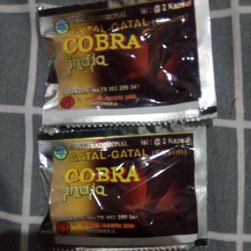 

Cobra india, jamu gatal-gatal (exsim)