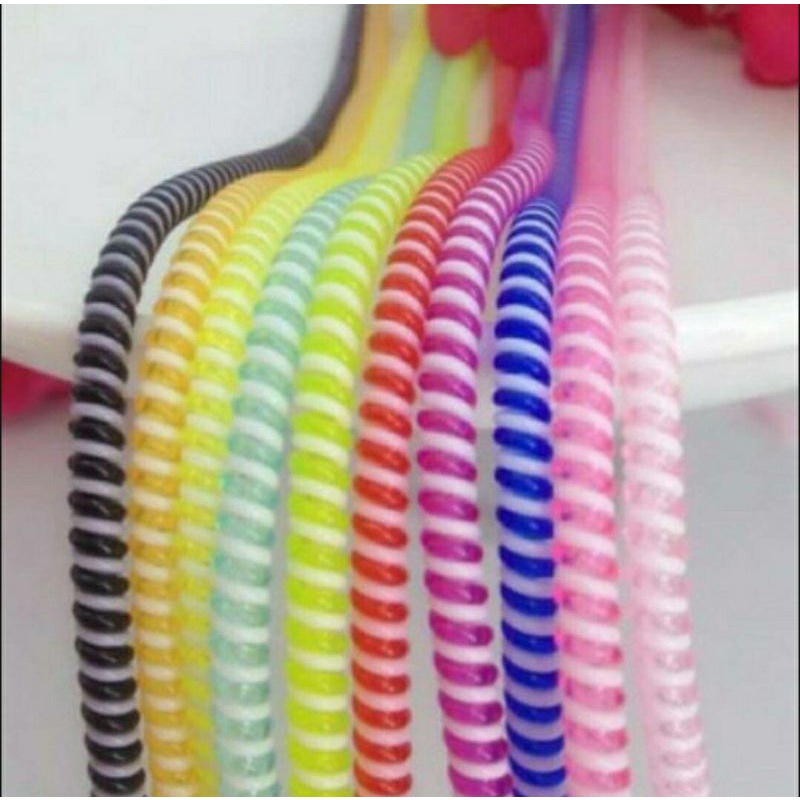 PELINDUNG KABEL SPIRAL 1 WARNA 2 WARNA 3 WARNA