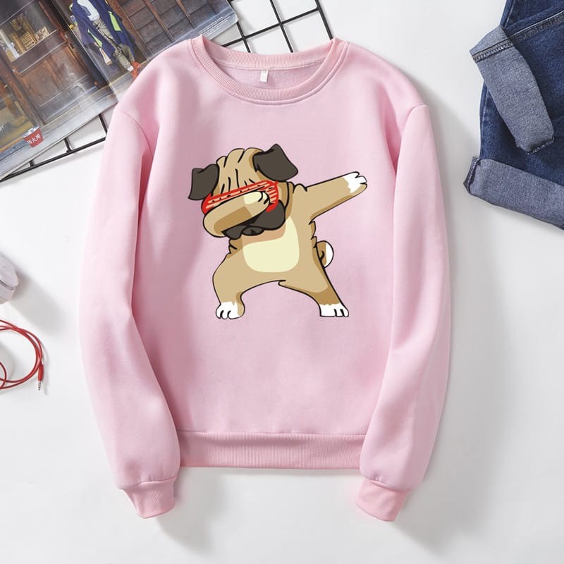 TokoMilkan - Sweater Anak Laki-Laki DOGGY SPIKE | Sweater Anak COWO Bahan Baby Terry Umur 1-7 tahun