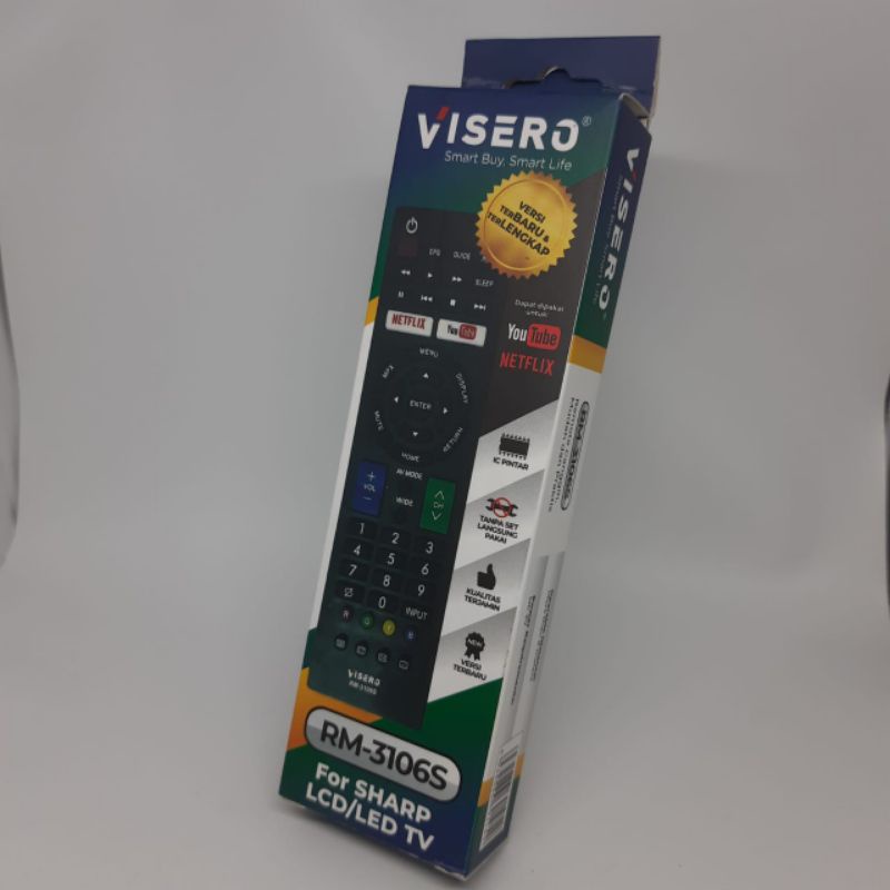 Remote TV Smart Sharp LED LCD