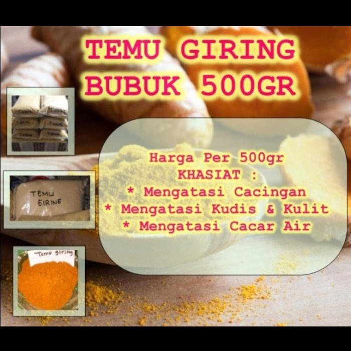 

Temu Giring Bubuk Serbuk Murni 250 gr (1/4 kg) Kwalitas Terjamin