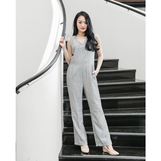 Jumpsuit Panjang Lengan Buntung Import Bangkok (B-14)