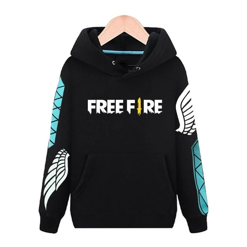 Sweater Hoodie Jaket Pria/Wanita/Anak FF/Free Fire Calca Angelica Hoodie Sweater Jaket [COD]