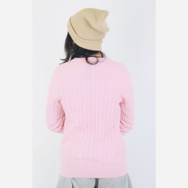 Sweater Rajut Wool Import Musim Dingin Basic knitwear winter