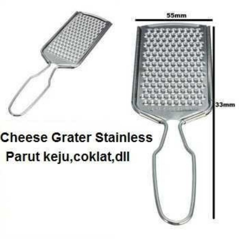 CC2 Parutan Keju Stainless Anti Karat Chese Grater Stenles Stainles Alat Parut Mpasi Coklat Kentang