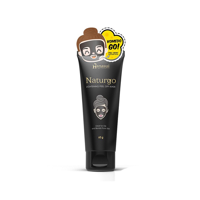 Naturgo Peel Off Mask Black Hanasui 60ml