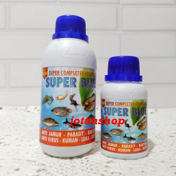 Raid All Super Blue Obat biru ikan Anti Jamur Bakteri Parasit virus superblue