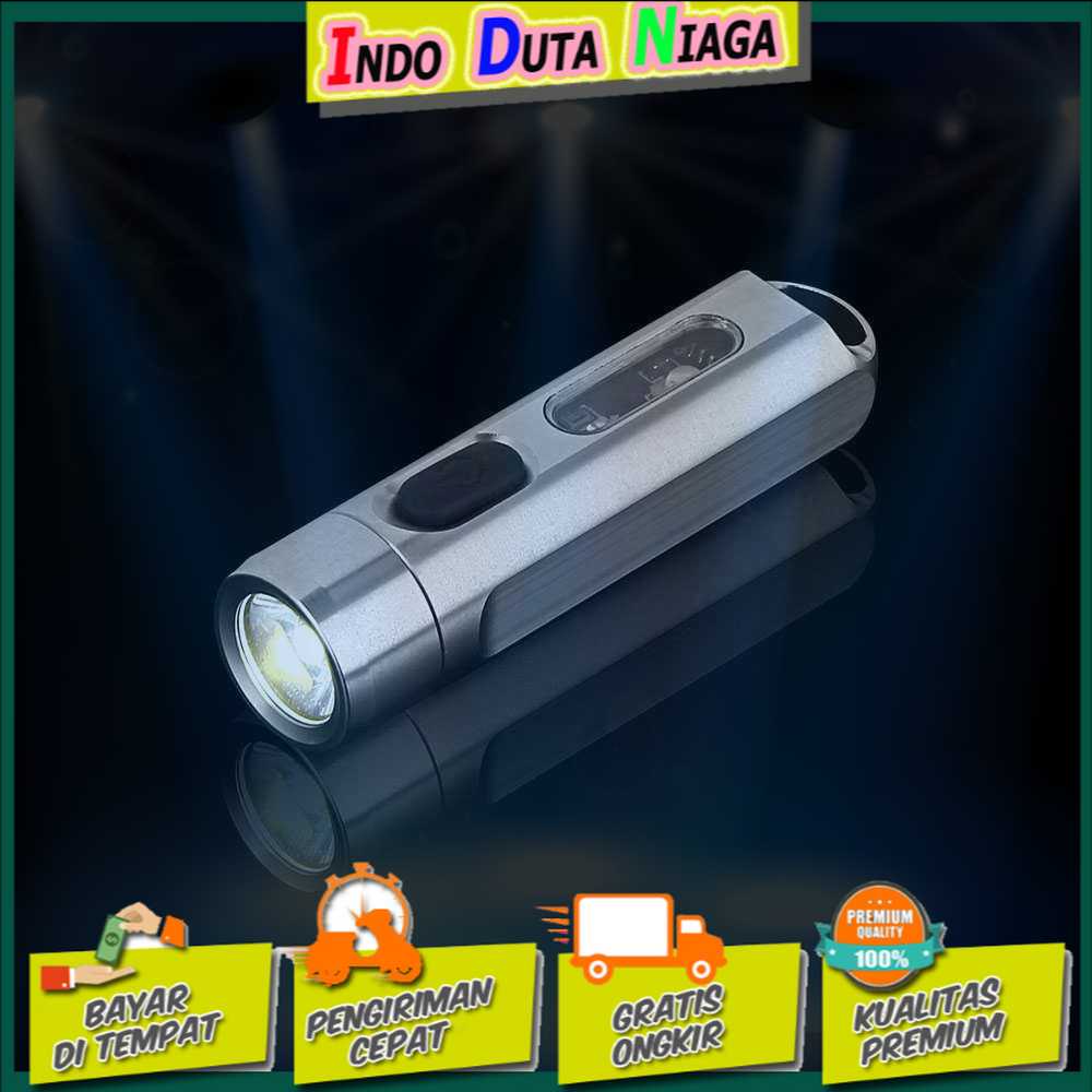 IDN TOOLS - JETBeam Mini One Senter LED CREE XP-G3 500 Lumens with RGB + UV Light