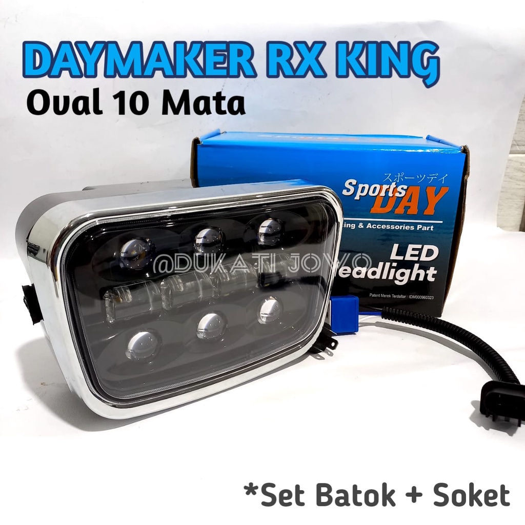 DAYMAKER KOTAK 10 MATA SET BATOK RX KING WIN 100 GL max RX-S 4X6 INCH