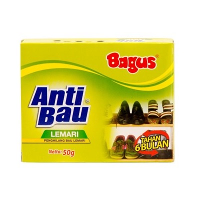 Penyerap / penghilang bau Bagus Anti Bau Lemari 50 gram