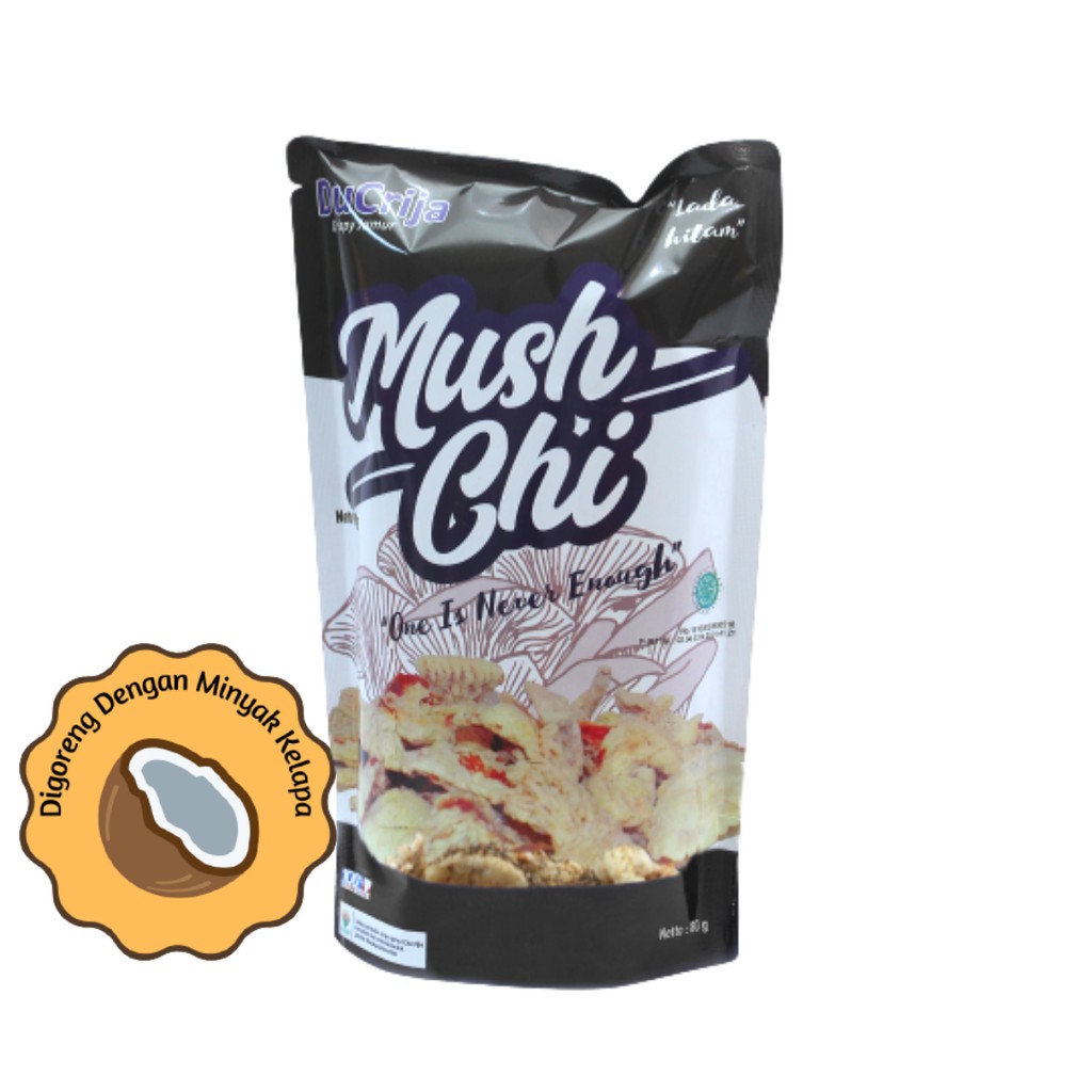 

Ducrija Mush Chi Cemilan Jamur Crispy Gluten Free rasa Lada Hitam 80 gr ( non MSG )