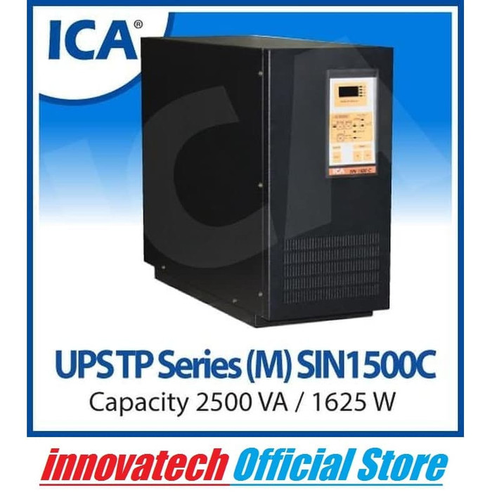 ICA UPS SIN1500C SIN 1500C 2500VA 1625WATT TP SERIES ONLINE SINEWAVE